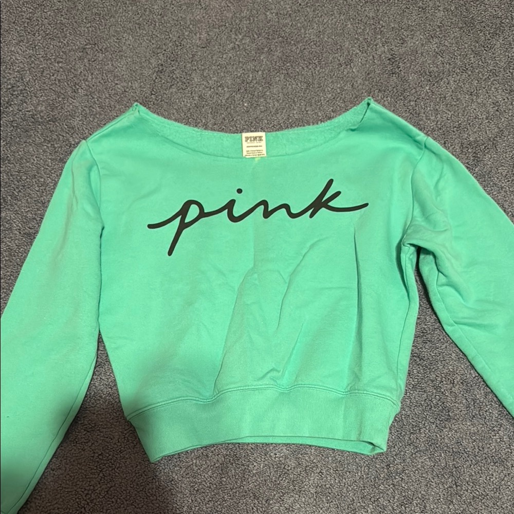 PINK Victoria’s Secret Off shoulder sweatshirt
